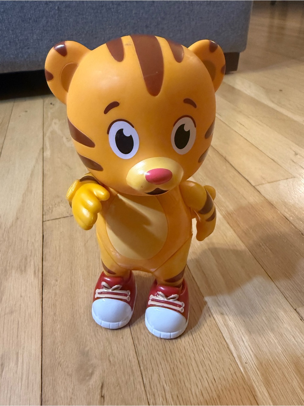 Orange Tiger Character Figure with Red Shoes - Kids Playset